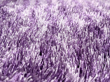 Load image into Gallery viewer, DaDa Bedding Shaggy Soft Door Mat Carpet Rug - 20" x 32" Striped Shiny Purple Lavender