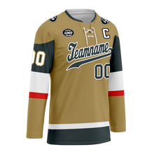 Load image into Gallery viewer, Custom Yellow Personalized Hockey Jersey HCKJ01-D0a70de