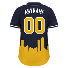 Load image into Gallery viewer, Custom Blue Orange City Edition Personalized Authentic Baseball Jersey BSBJ01-D017134