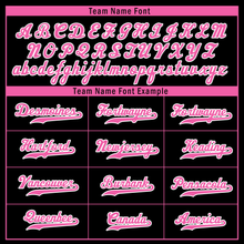 Load image into Gallery viewer, Custom Black Pink Raglan Sleeves Personalized Authentic Baseball Jersey BSBJ01-D017198