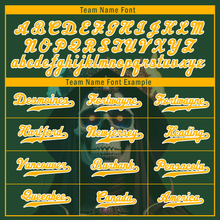 Load image into Gallery viewer, Custom Green Yellow Skull Fashion Personalized Authentic Baseball Jersey BSBJ01-D017154