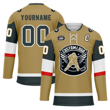 Load image into Gallery viewer, Custom Yellow Personalized Hockey Jersey HCKJ01-D0a70de