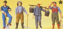 Load image into Gallery viewer, Preiser 65343 O Scale Working People pkg(4) -- US Railway Workers Steam Era