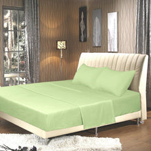 Load image into Gallery viewer, Tache Microfiber Sage Green Bed Sheet Set (202-SG-BSS)