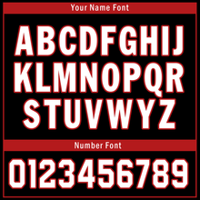 Load image into Gallery viewer, Custom Black Red Personalized Hockey Jersey HCKJ01-D0a70b0