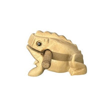 Load image into Gallery viewer, 2" Wooden Musical Frog - Natural (Percussion Instrument)