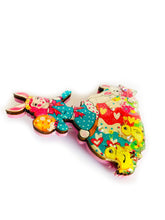 Load image into Gallery viewer, Easter Egg Girl &amp; Friends Brooch