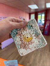 Load image into Gallery viewer, Crochet Granny Square Coaster