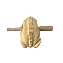 Load image into Gallery viewer, 2" Wooden Musical Frog - Natural (Percussion Instrument)