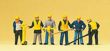 Load image into Gallery viewer, Preiser 10035 HO Scale Sewer/Road Construction Crew