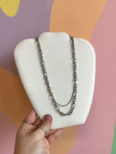 Load image into Gallery viewer, Titanium Dual Chain Necklace
