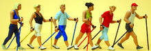 Load image into Gallery viewer, Preiser 10575 HO Scale Sports &amp; Recreation -- Nordic Walkers pkg(6)