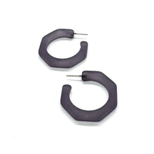 Load image into Gallery viewer, Kay Octagon Hoop Earrings