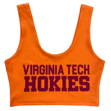 Load image into Gallery viewer, Virginia Tech Orange Crop Tank Top