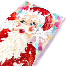 Load image into Gallery viewer, Red Velvet Vintage Santa Original Painting