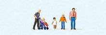 Load image into Gallery viewer, Preiser 10721 HO Scale Family Outing -- pkg(5)