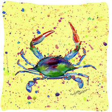 Load image into Gallery viewer, Crab Decorative   Canvas Fabric Pillow