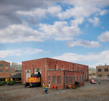 Load image into Gallery viewer, Walthers Cornerstone 933-2923 HO Scale 130' 2-Stall Diesel Engine House -- Kit