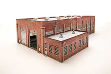 Load image into Gallery viewer, Walthers Cornerstone 933-2923 HO Scale 130' 2-Stall Diesel Engine House -- Kit