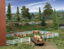 Load image into Gallery viewer, Walthers SceneMaster 949-4202 HO Scale 3-Rail Farm Fence -- Kit