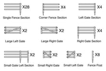 Load image into Gallery viewer, Walthers SceneMaster 949-4202 HO Scale 3-Rail Farm Fence -- Kit