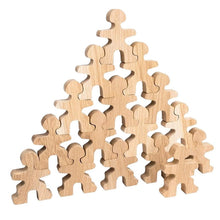 Load image into Gallery viewer, 32 Pcs Wooden Little Balancing People Stacking Set
