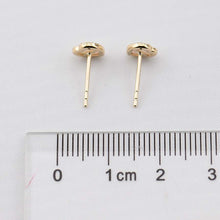 Load image into Gallery viewer, Beautiful Solid Opal Twisted Design Heart Stud Earrings 14K Yellow Gold