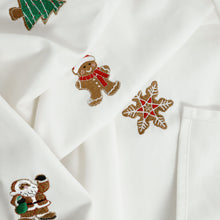 Load image into Gallery viewer, Gingerbread Christmas Embroidered Table Cloth