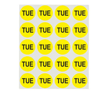 Load image into Gallery viewer, 1" Round Day of the Week Labels | 420 Labels/Pack