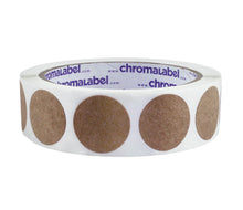 Load image into Gallery viewer, True Kraft Paper Dot Stickers: 500/Roll