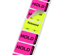 Load image into Gallery viewer, Removable Double-Layer Action™ Quality Control Labels - 1" x 1-1/2"