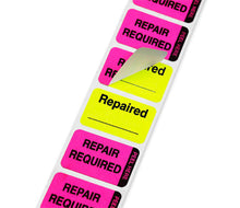 Load image into Gallery viewer, Removable Double-Layer Action™ Quality Control Labels - 1" x 1-1/2"