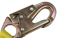 Load image into Gallery viewer, 1" x 6 Ft Shock-Absorbing Nylon Web Lanyard w/ Double-Locking Snap Hooks | 96516