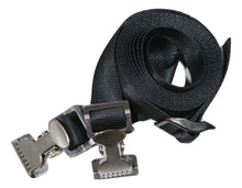 Load image into Gallery viewer, 1" x 8 Ft Adjustable Stainless Steel Alligator Clip Tie Strap | AC108SS