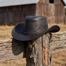 Load image into Gallery viewer, Blackthorn Rider- Men’s Leather Hat