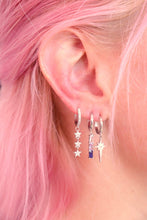 Load image into Gallery viewer, Violet Blue Stacked Gem - Mix and Match Earring