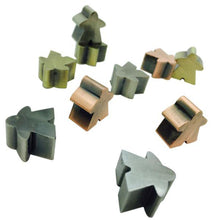 Load image into Gallery viewer, 10 Pack of Metal Meeples (Random Colors)