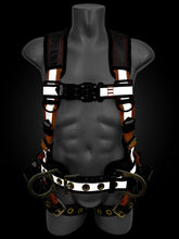 Load image into Gallery viewer, Frontline 100RCTB Combat Reflective Construction Full Body Harness with Tongue Buckle Legs and Trauma Straps XL/2X