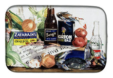Load image into Gallery viewer, Barq's, Crabs, and spices Dish Drying Mat – Absorbent, Artistic Kitchen Essentials 1002DDM