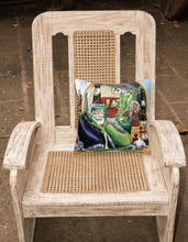 Load image into Gallery viewer, Eggplant and New Orleans Beers Decorative   Canvas Fabric Pillow