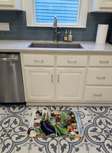 Load image into Gallery viewer, Eggplant and New Orleans Beers  Machine Washable Memory Foam Mat 1007RUG