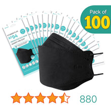 Load image into Gallery viewer, [100PCS] KN Flax KF94 BLK Mask | Made in Korea | FDA Registered