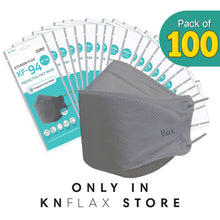 Load image into Gallery viewer, [100PCS] KN Flax KF94 Gray Mask Made in Korea | FDA Regd.