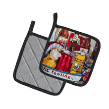 Load image into Gallery viewer, Veron's and New Orleans Beers Pot Holders - Set of 2 Decorative Kitchen Helpers | Made in the USA 1010PTHD