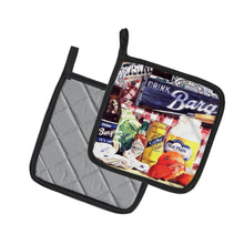 Load image into Gallery viewer, Blue Plate Mayonaise, Barq's a tomato sandwich Pot Holders - Set of 2 Decorative Kitchen Helpers | Made in the USA 1013PTHD