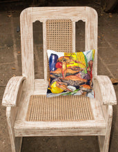 Load image into Gallery viewer, Veron's and Crabs Decorative   Canvas Fabric Pillow