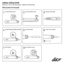 Load image into Gallery viewer, Slice® 10558 Smart-Retracting Utility Knife