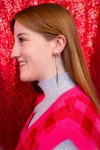 Load image into Gallery viewer, Titanium Bow Dangle Earrings