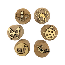 Load image into Gallery viewer, **Pre-order (Ships in 3-4 Weeks)**Wooden Playdough Stampers Set