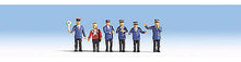 Load image into Gallery viewer, Noch 12800 HO Scale German Train Arrival Sounds &amp; 6 Railroad Employees